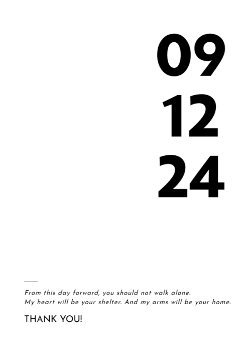 Mẫu thiết kế Ruột thiệp cưới Sunny, hiện đại, sang trọng, morden 1772172797