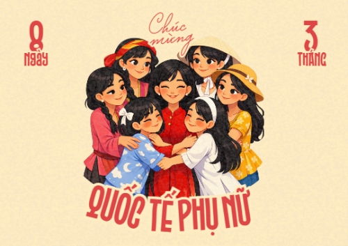 Mẫu thiết kế Thiệp chúc mừng Chúc mừng ngày Quốc tế phụ nữ 8/3 1772258981