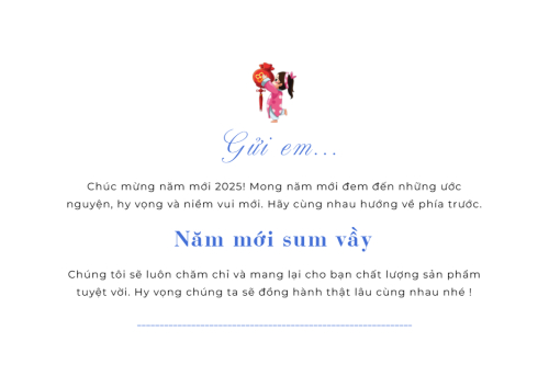 Mẫu thiết kế Thiệp chúc mừng Tết, Xuân, dễ thương, cute, truyền thống, dân gian, thuần Việt 1770460425