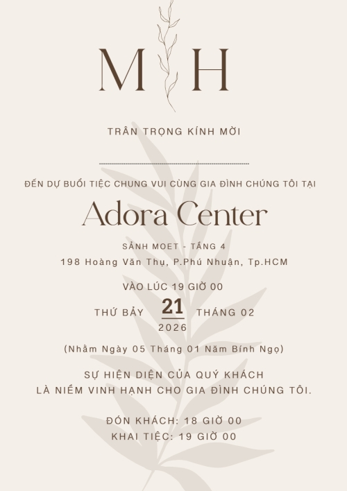 Mẫu thiết kế Ruột thiệp cưới Thiệp cưới trà nâu 1770432745