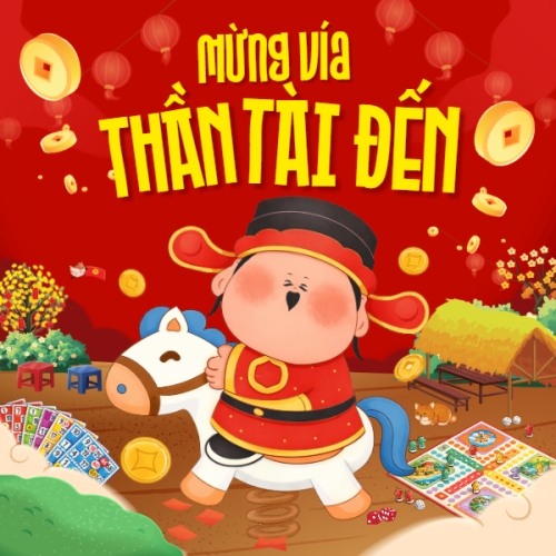 Mẫu thiết kế Bài post MXH vuông Vía thần tài 1772034008