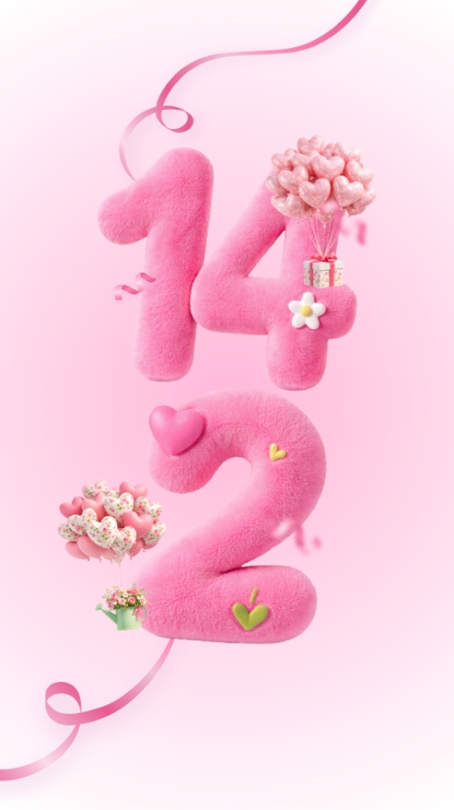 Mẫu thiết kế Hình nền điện thoại Valentine 14/2 1770447021