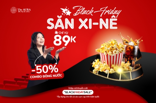 Mẫu thiết kế Banner - Băng rôn Black Friday săn xi-nê 1770453119
