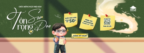 Mẫu thiết kế Ảnh bìa Facebook Tôn sư trọng đạo 1770470657