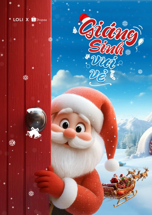 Mẫu thiết kế Poster chuẩn Giáng sinh vui vẻ 1770453286