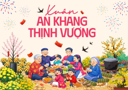 Mẫu thiết kế Thiệp chúc mừng Xuân an khang thịnh vượng 1770453190