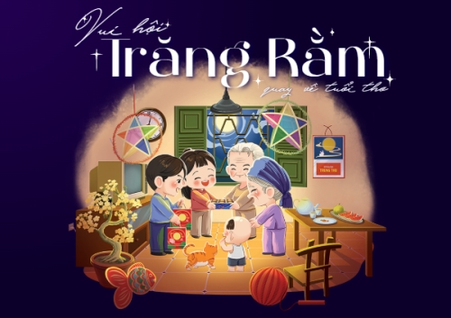 Mẫu thiết kế Thiệp chúc mừng Trung thu, Tết Đoàn Viên, mid-autumn festival, sự kiện, event, dễ thương, cute, chibi, hoạt hình, cartoon	 1770453520