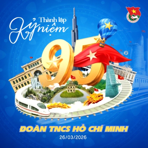 Mẫu thiết kế Bài post MXH vuông Ký niệm thành lập Đoàn 1773212982