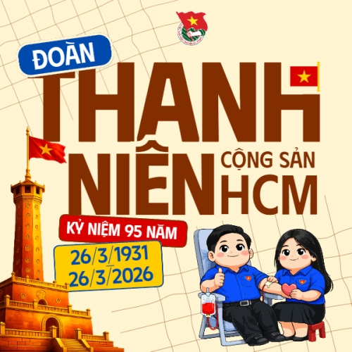 Mẫu thiết kế Bài post MXH vuông Ngày thành lập đoàn thanh niên cộng sản 1773212904
