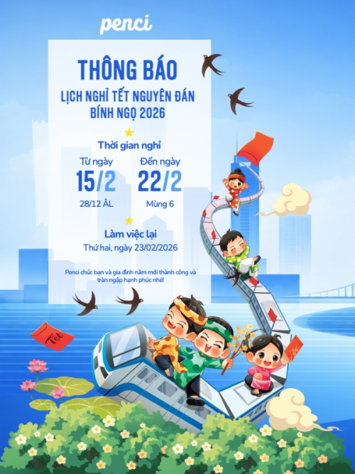 Mẫu thiết kế Bài post MXH dọc BÌA THÔNG BÁO 1772619743