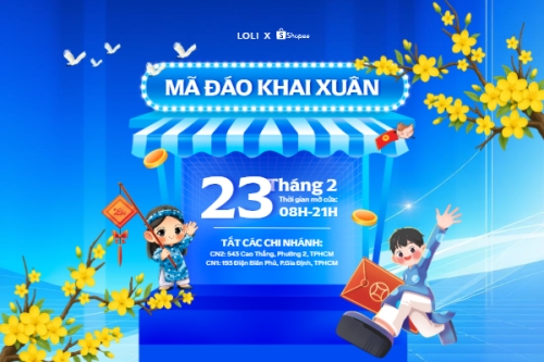 Mẫu thiết kế Bài post MXH ngang Thông báo hoạt động trở lại 1772619941