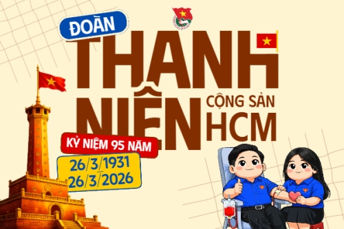 Mẫu thiết kế Bài post MXH ngang Ngày thành lập Đoàn TNCS Hồ Chí Minh 20/3 1773671577
