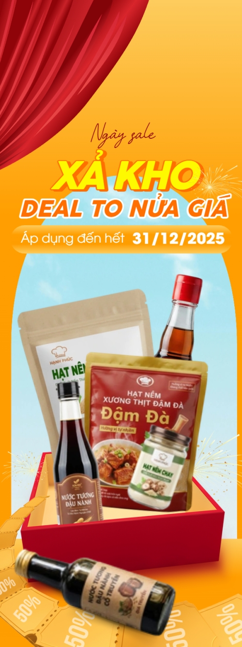 Mẫu thiết kế Standee Xả kho deal to nửa giá 1773677022