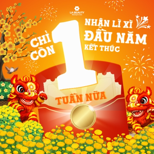 Mẫu thiết kế Bài post MXH vuông Nhận lì xì đầu năm 1772619612