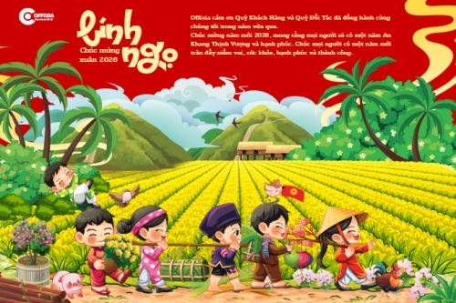 Mẫu thiết kế Bài post MXH ngang Gửi lời chúc tết 1772619941