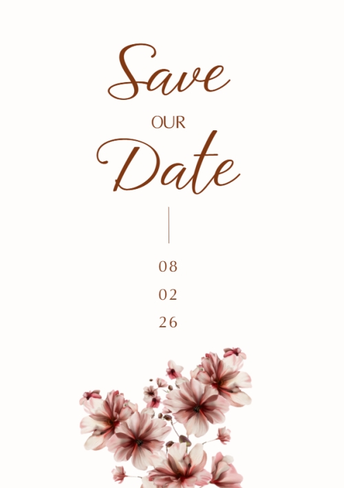 Mẫu thiết kế Ruột thiệp cưới Thiệp cưới hoa màu nước 1774423351