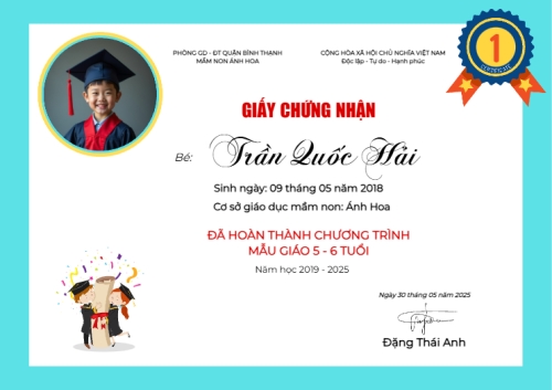 Mẫu thiết kế Bằng khen Giáo dục, education, school, trường học, mẫu giáo 1772957326