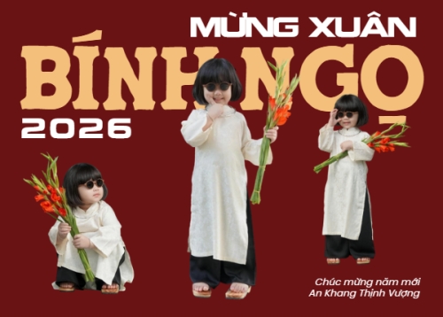 Mẫu thiết kế Lịch để bàn Tết, Xuân, Bính ngọ, năm 2026, 2026, hiện đại, modern, đơn giản, simple 1774512745