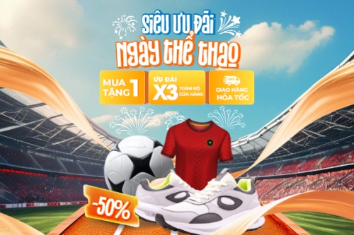 Mẫu thiết kế Bài post MXH ngang Ngày thể thao Việt Nam 27/3 1773671295