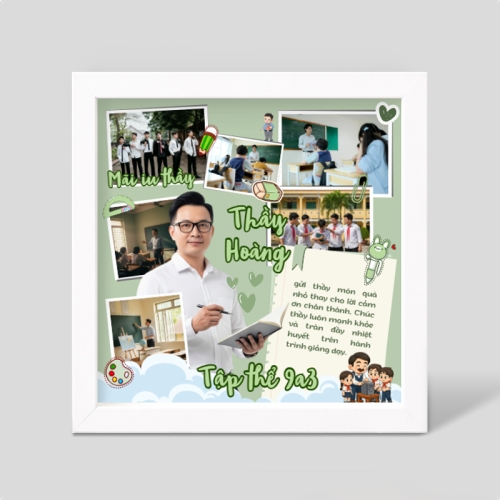 Mẫu thiết kế Khung ảnh 3D Quà tặng thầy giáo 1774506198