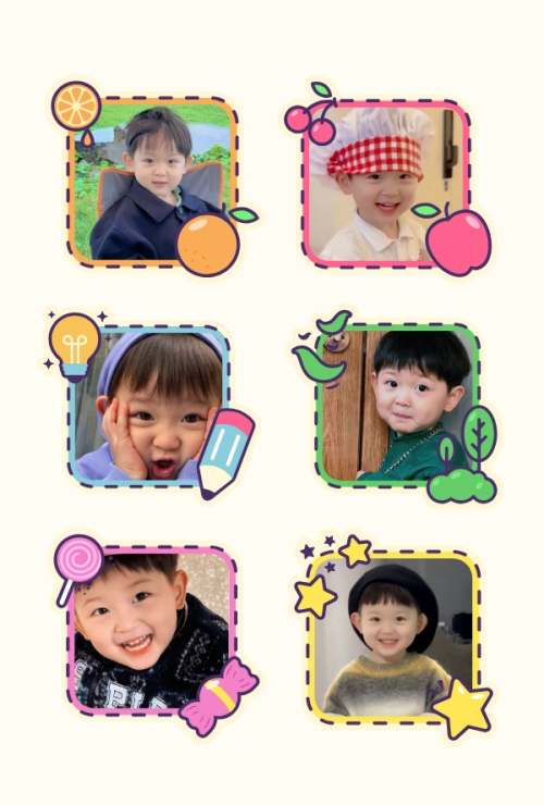 Mẫu thiết kế Nhãn Sticker - Sticker Sheets Em bé dễ thương 1773676907