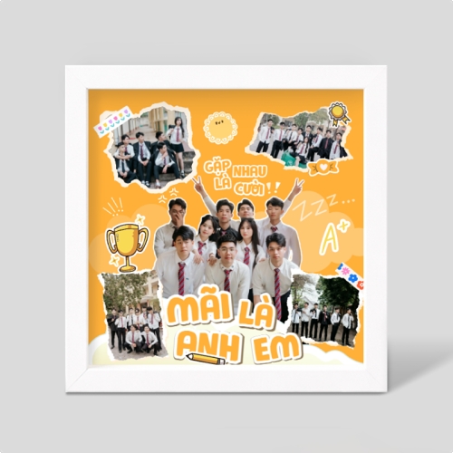 Mẫu thiết kế Khung ảnh 3D Mãi là anh em 1774506198