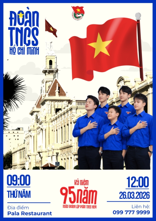 Mẫu thiết kế Thư mời Kỷ niệm ngày thành lập Đoàn TNCS Hồ Chí Minh 26/3 1773351135