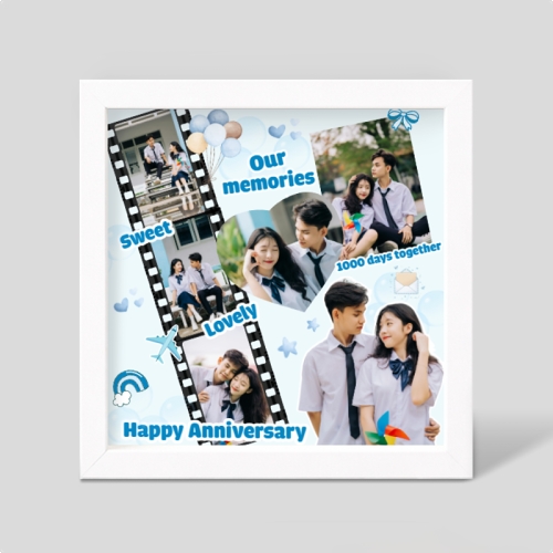 Mẫu thiết kế Khung ảnh 3D Kỉ niệm ngày quen nhau 1774506193