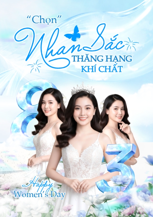 Mẫu thiết kế Poster chuẩn Chọn nhan sắc thăng hạng khí chất 1774524632