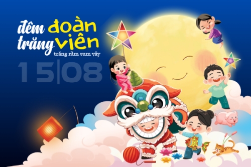Mẫu thiết kế Thank you card Trung thu, Tết Đoàn Viên, mid-autumn festival, sự kiện, event, dễ thương, cute, chibi, hoạt hình, cartoon 1773232497