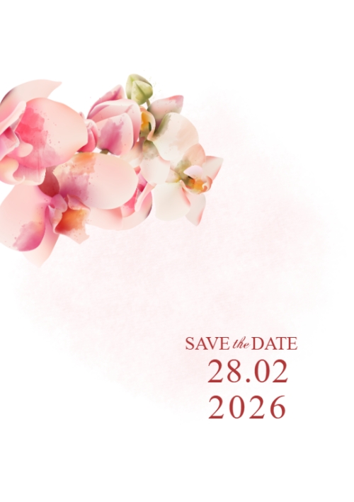 Mẫu thiết kế Ruột thiệp cưới Thiệp cưới Mộc lan 1774601051