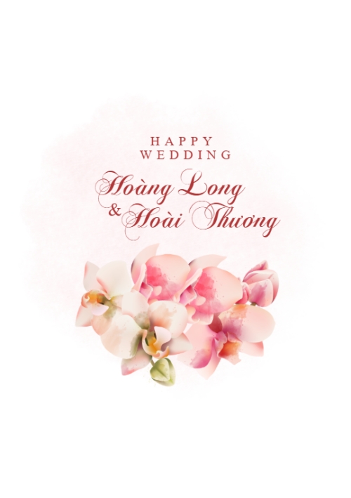 Mẫu thiết kế Ruột thiệp cưới Thiệp cưới Mộc lan 1774601051