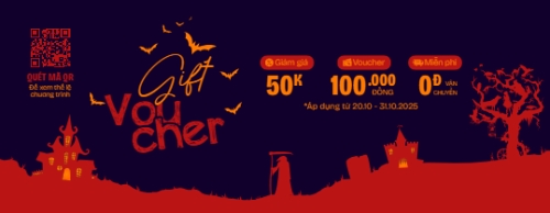 Mẫu thiết kế Gift voucher Halloween, lễ hội ma quái, sự kiện, event, thực phẩm, food, beauty, dễ thương, cute, chibi, hoạt hình, cartoon 1774523329