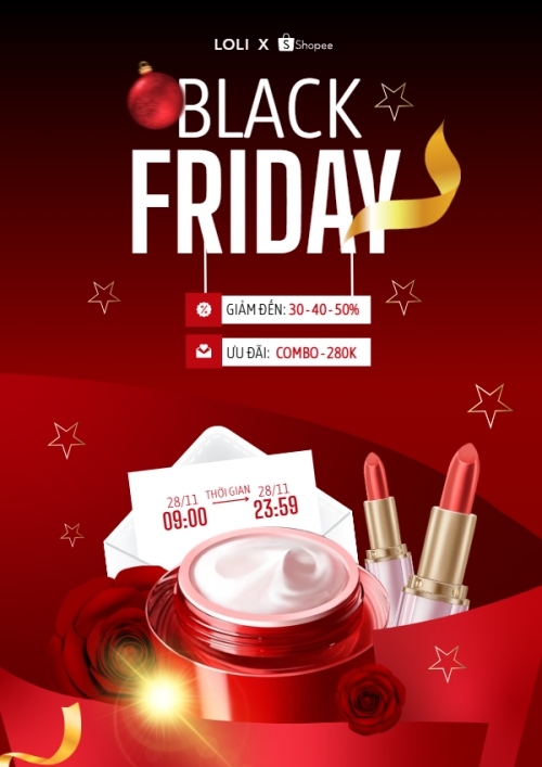 Mẫu thiết kế Poster chuẩn Black friday giảm giá 1772587572