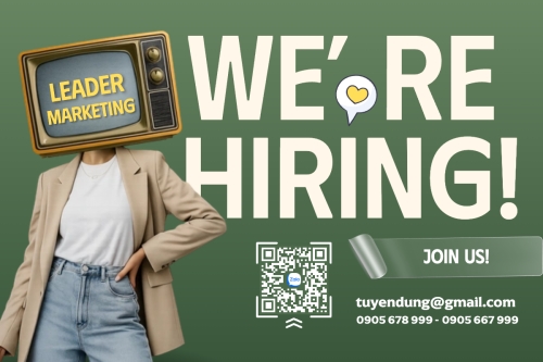 Mẫu thiết kế Bài post MXH ngang We're hiring 1774519238