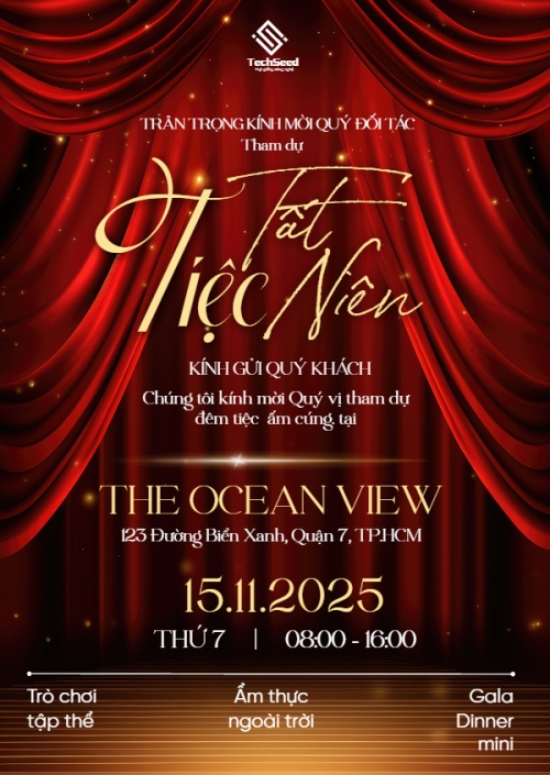 Mẫu thiết kế Thư mời Tiệc tất niên 1773663933