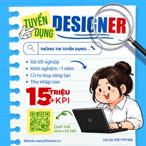 Mẫu thiết kế Bài post MXH vuông Tuyển dụng desinger 1773671149