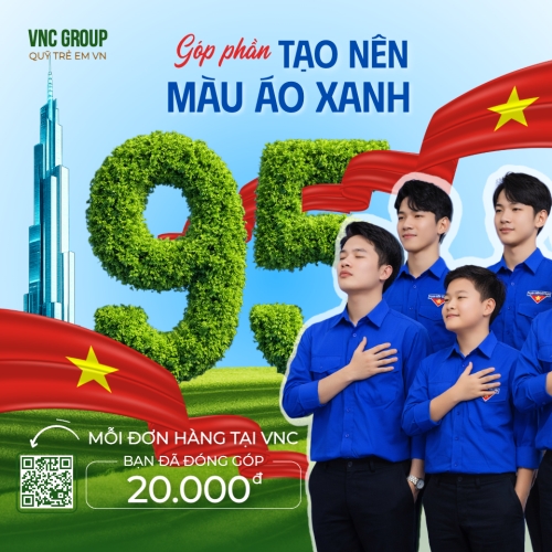 Mẫu thiết kế Bài post MXH vuông Góp phần tạo nên màu áo xanh 1773614979