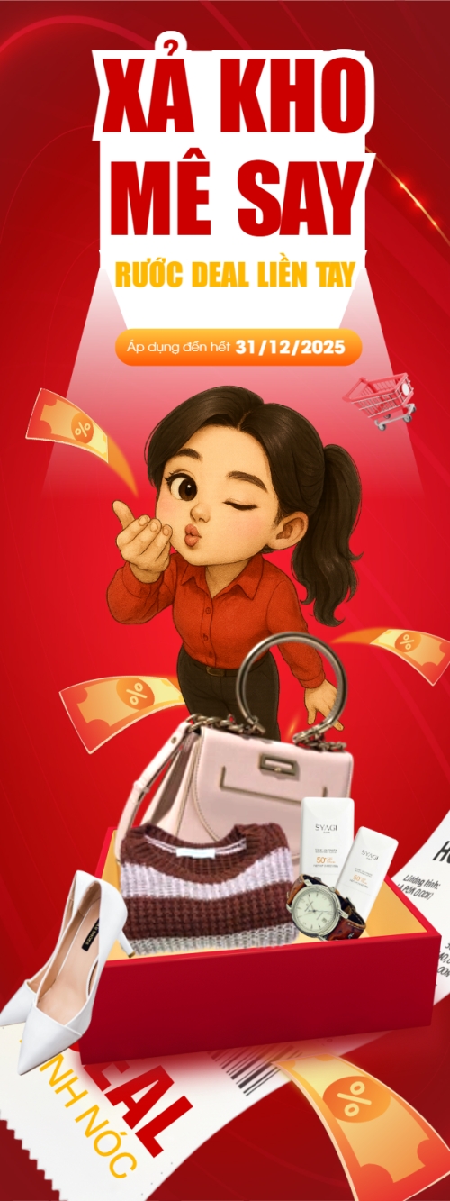 Mẫu thiết kế Standee Xả kho mê say rước deal liền tay 1773677022