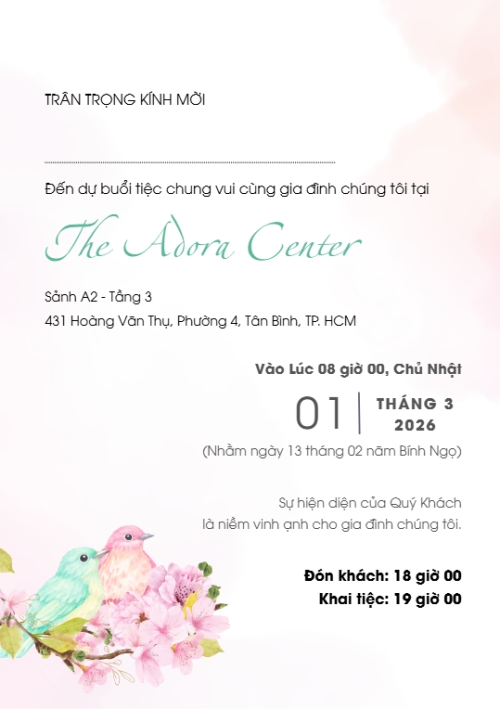 Mẫu thiết kế Ruột thiệp cưới Thiệp cưới Mộng uyên ương 1774601167