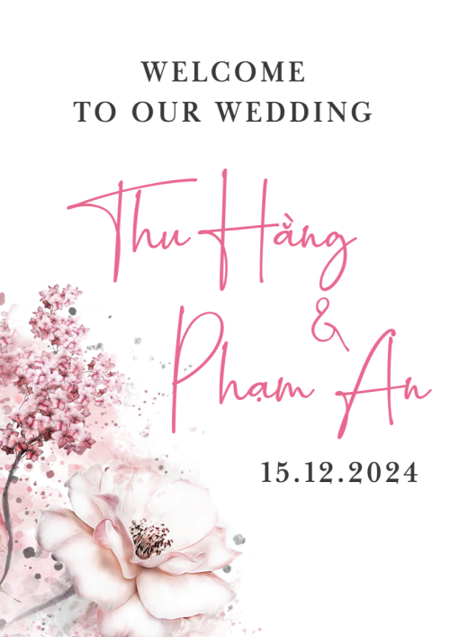 Mẫu thiết kế Khung ảnh (dọc) Đơn giản, hoa lá, thiên nhiên, floral 1774512772