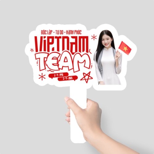 Mẫu thiết kế Hashtag cầm tay 2/9, Quốc Khánh, lễ hội, Việt Nam, hội nhóm, team, tập thể, sự kiện, event, dễ thương, cute	 1773226768