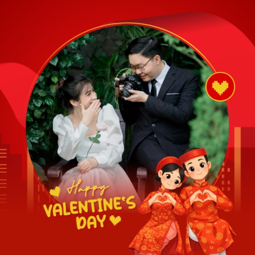 Mẫu thiết kế Ảnh đại diện - Avatar Happy Valentine's Day 1773676900