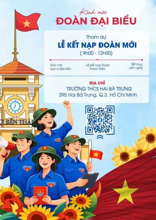 Mẫu thiết kế Thư mời Lễ kết nạp đoàn mới 1773351191