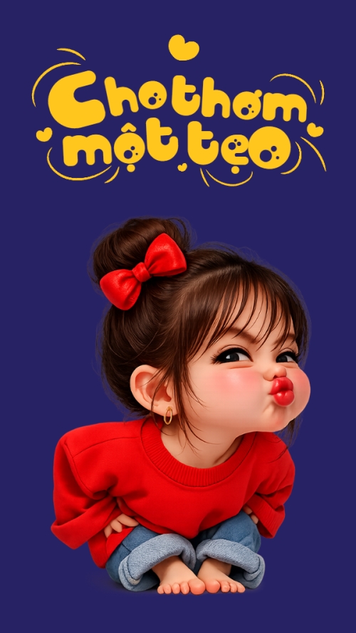 Mẫu thiết kế Hình nền điện thoại Cho thơm một tẹo 1773615920