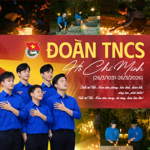 Mẫu thiết kế Bài post MXH vuông Ngày thành lập đoàn thanh niên cộng sản 1773785880