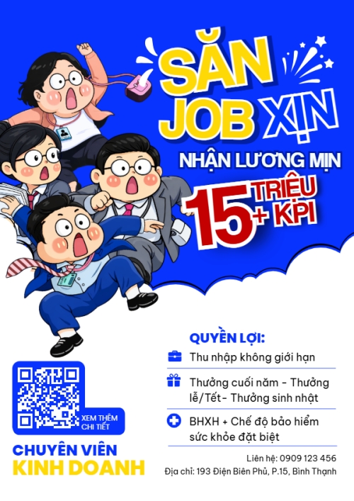 Mẫu thiết kế Poster chuẩn Tuyển dụng kinh doanh 1773162246