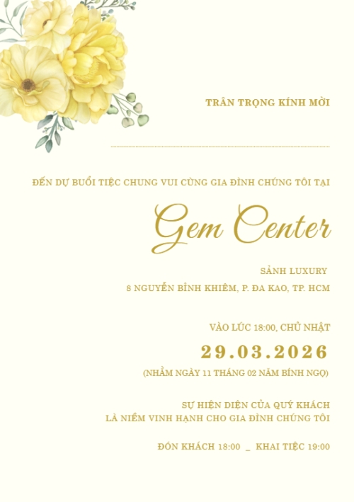 Mẫu thiết kế Ruột thiệp cưới Thiệp cưới Vườn nắng 1774601509