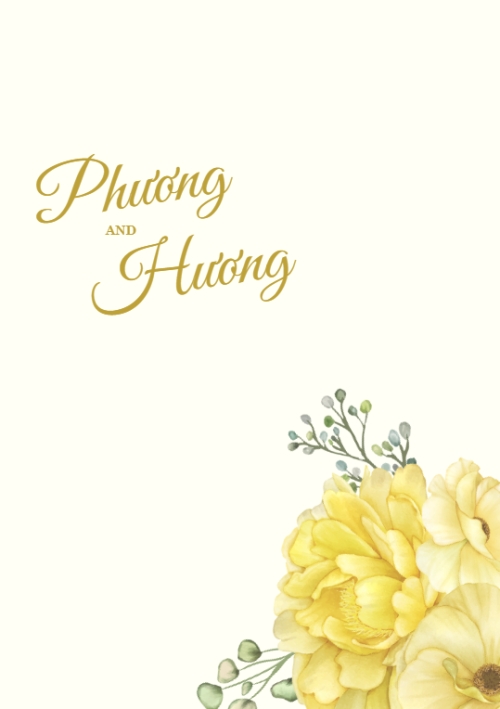 Mẫu thiết kế Ruột thiệp cưới Thiệp cưới Vườn nắng 1774601509
