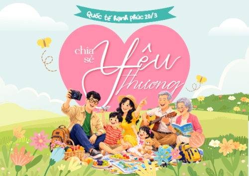 Mẫu thiết kế Thiệp chúc mừng Quốc tế hạnh phúc 20/3 1773569734